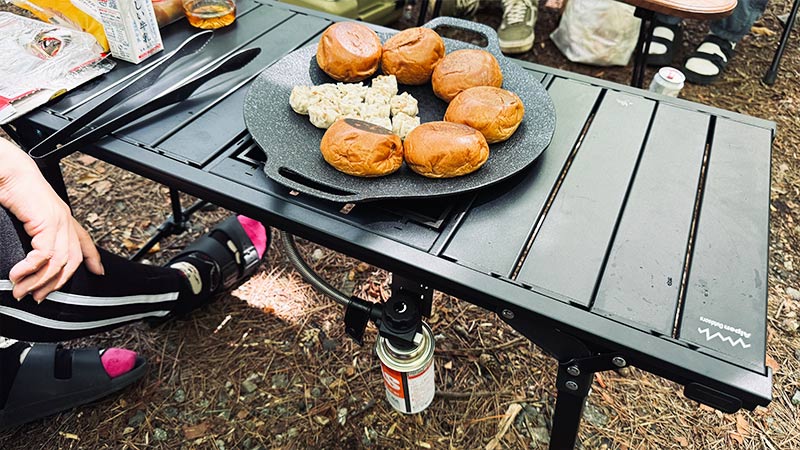 アルミユニットテーブル 110 peak フラットバーナー セット アルミ