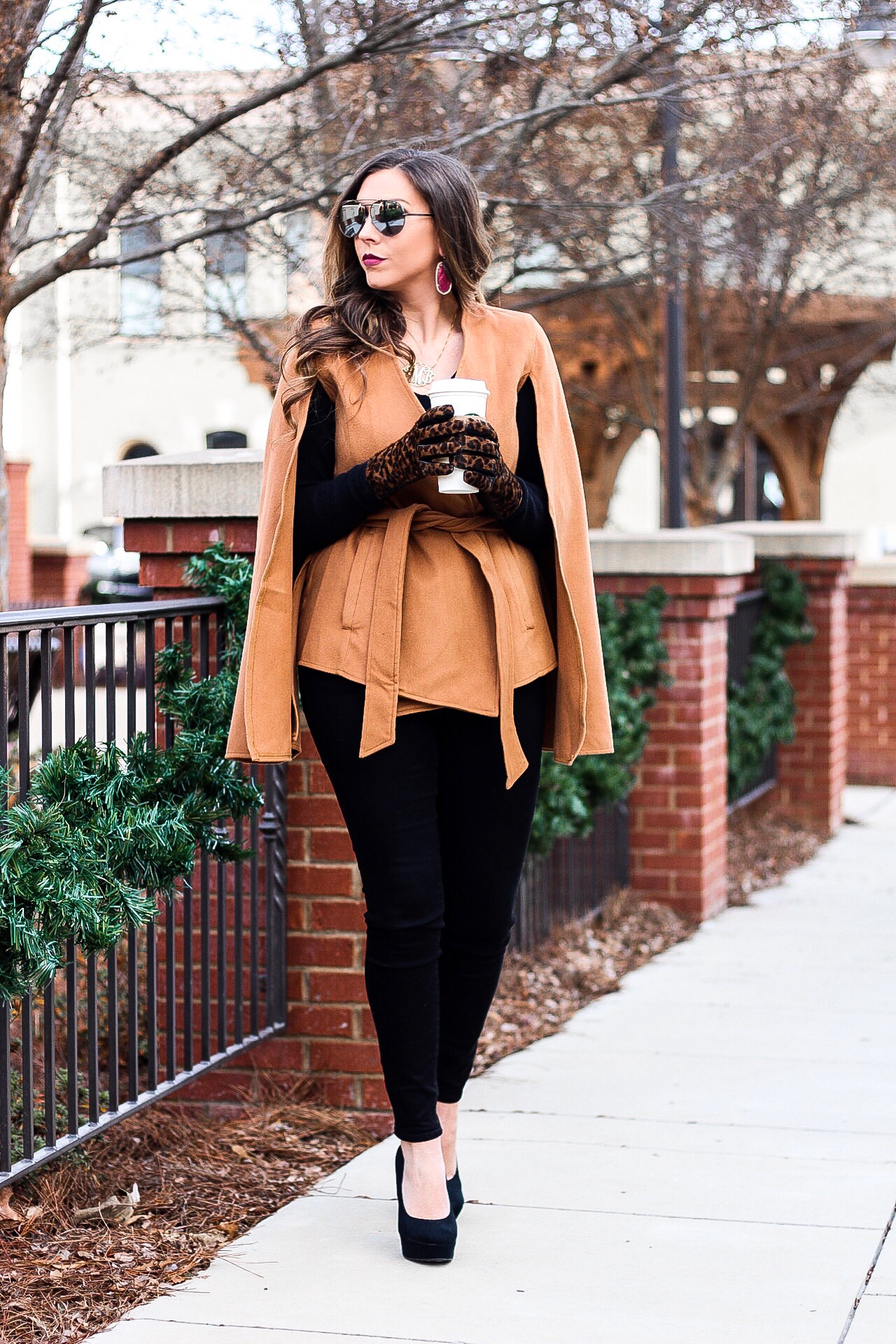 Camel Cape Jacket + SHEIN Winter Wishlist - Vogue for Breakfast