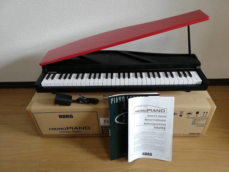 匿名発送】KORG microPiano マイクロピアノ レッド 2024年製 匿名発送