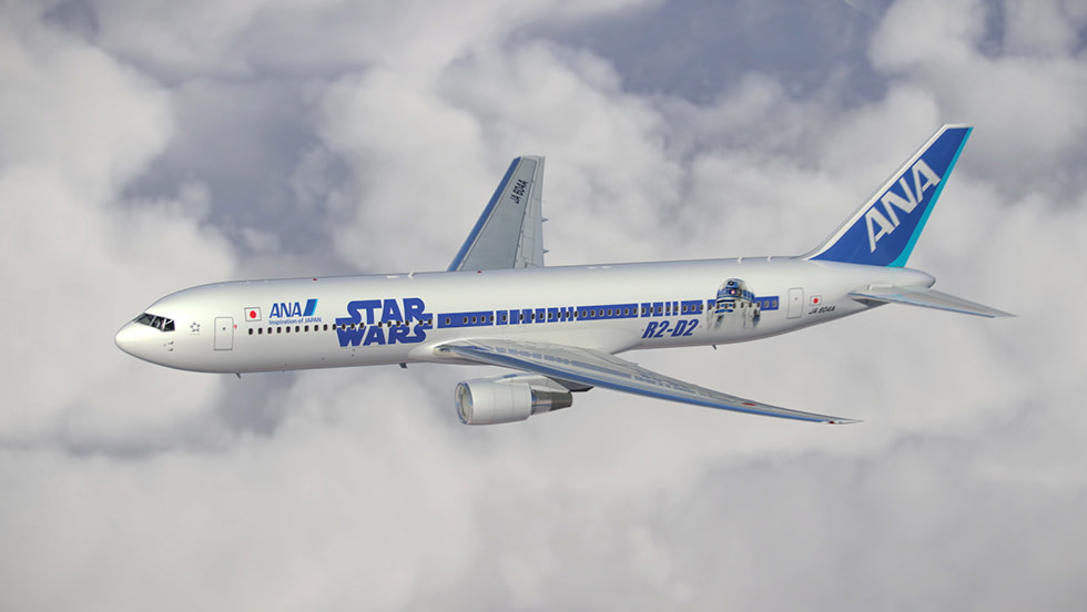 ANA B787-9 全日空商事 ANA スターウォーズ R2-D2ジェット B787-9 1