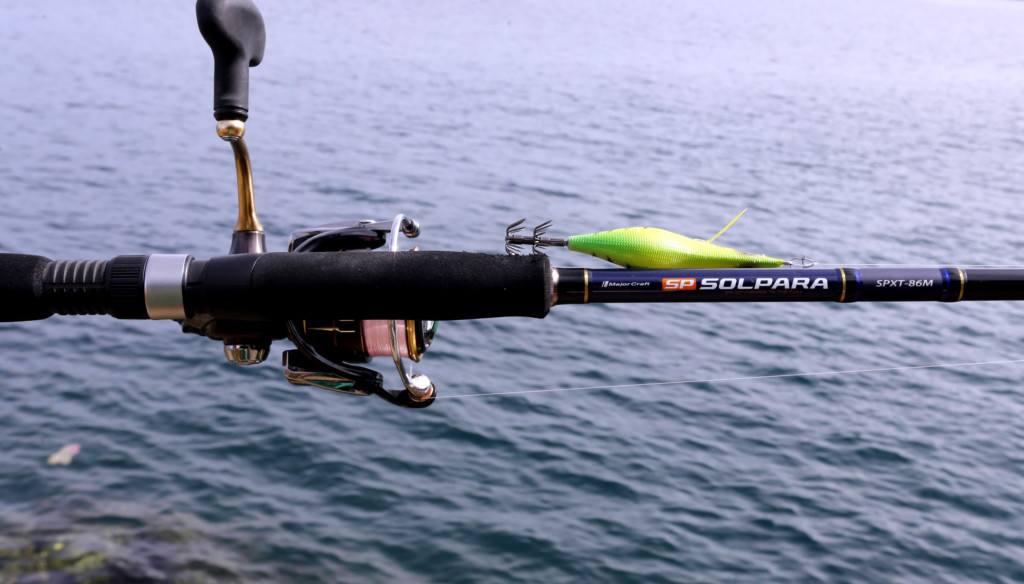 ソルパラ 1回使用 エギングロッド スピニング SPXT-86M ソルパラ 1回