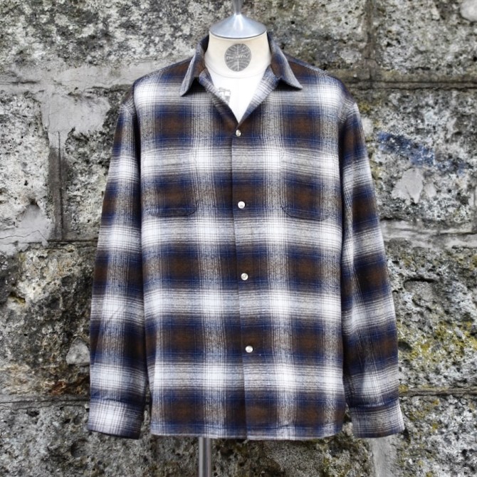 TOWNCRAFT 】の名作ネルシャツ「60s LOOP COLLAR NEL SHIRT