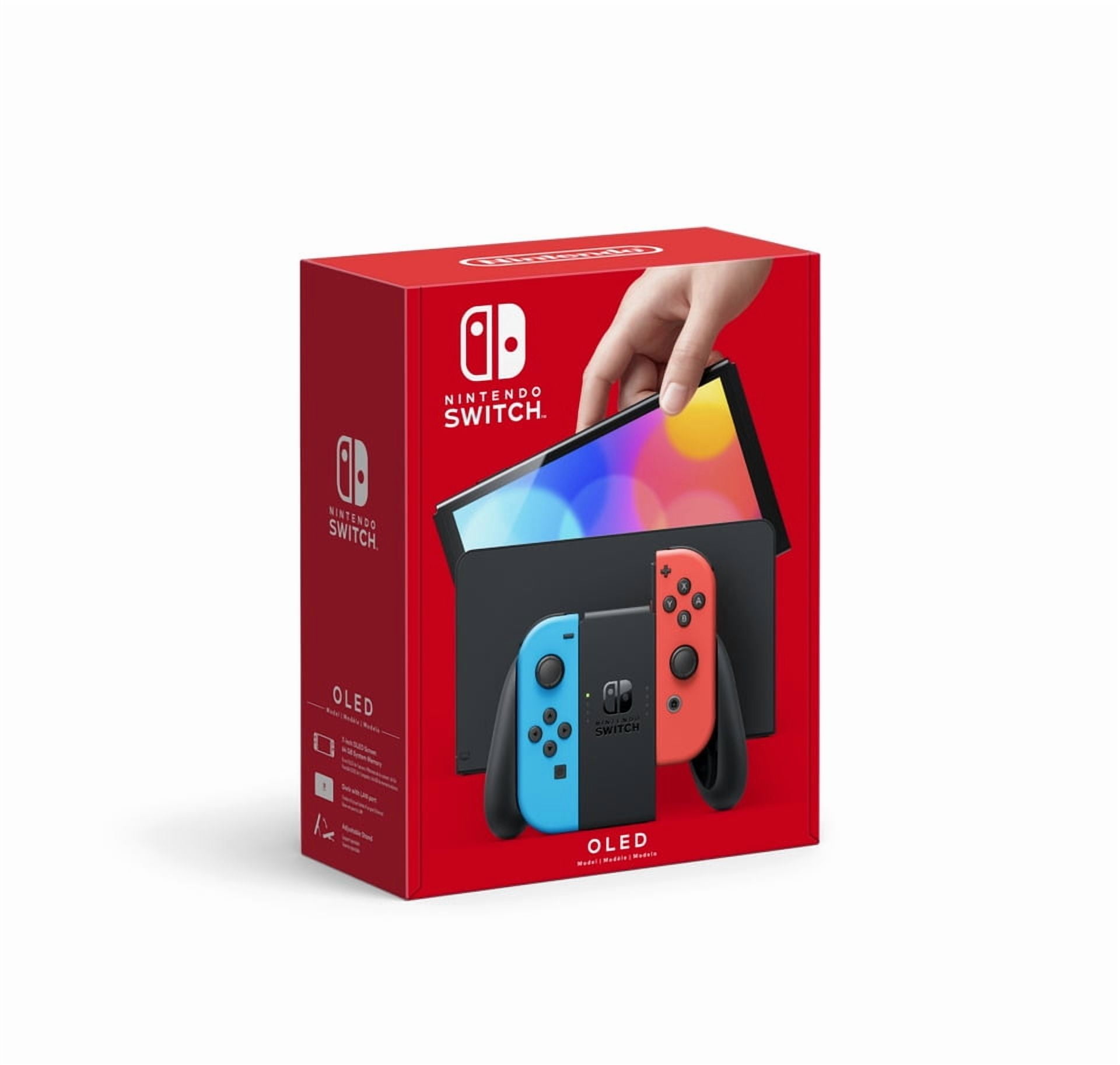 Nintendo Switch OLED Model Console Edition with Red & Blue Joy-Con