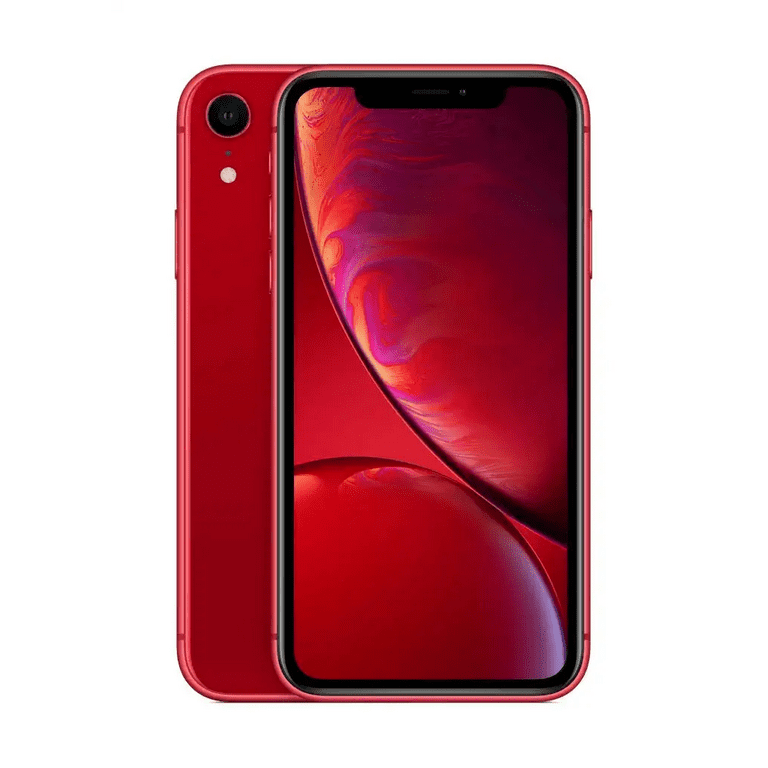 Restored Apple iPhone XR 64GB Red Fully Unlocked Bundle: LED