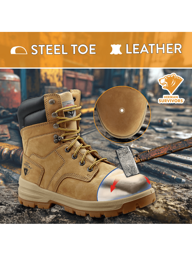 Herman Survivors Men's Grizzly 8