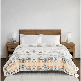 Pendleton Home Collection Sherpa Avra Valley Teal Queen Blanket