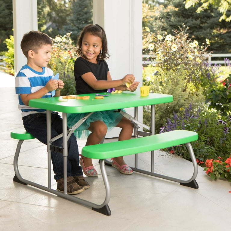 Lifetime Children's Polyethylene Picnic Table , Spring Green