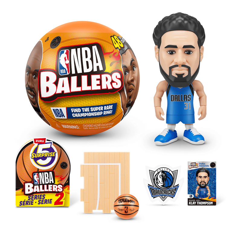 4-pc ZURU 5 Surprise NBA Ballers Series 2 Collectible Figures