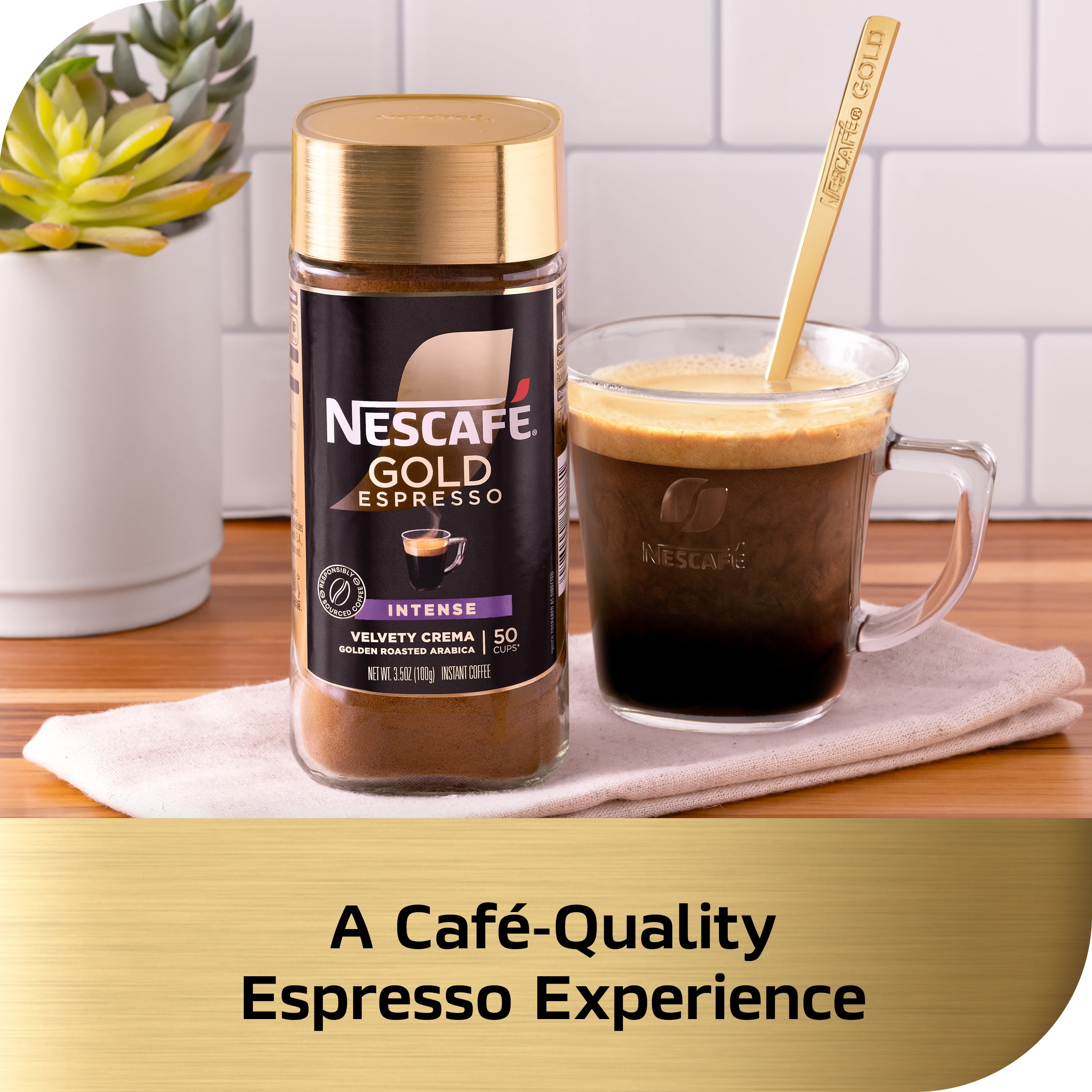 NESCAFÉ Gold Espresso Intense, Instant Coffee, Exclusive