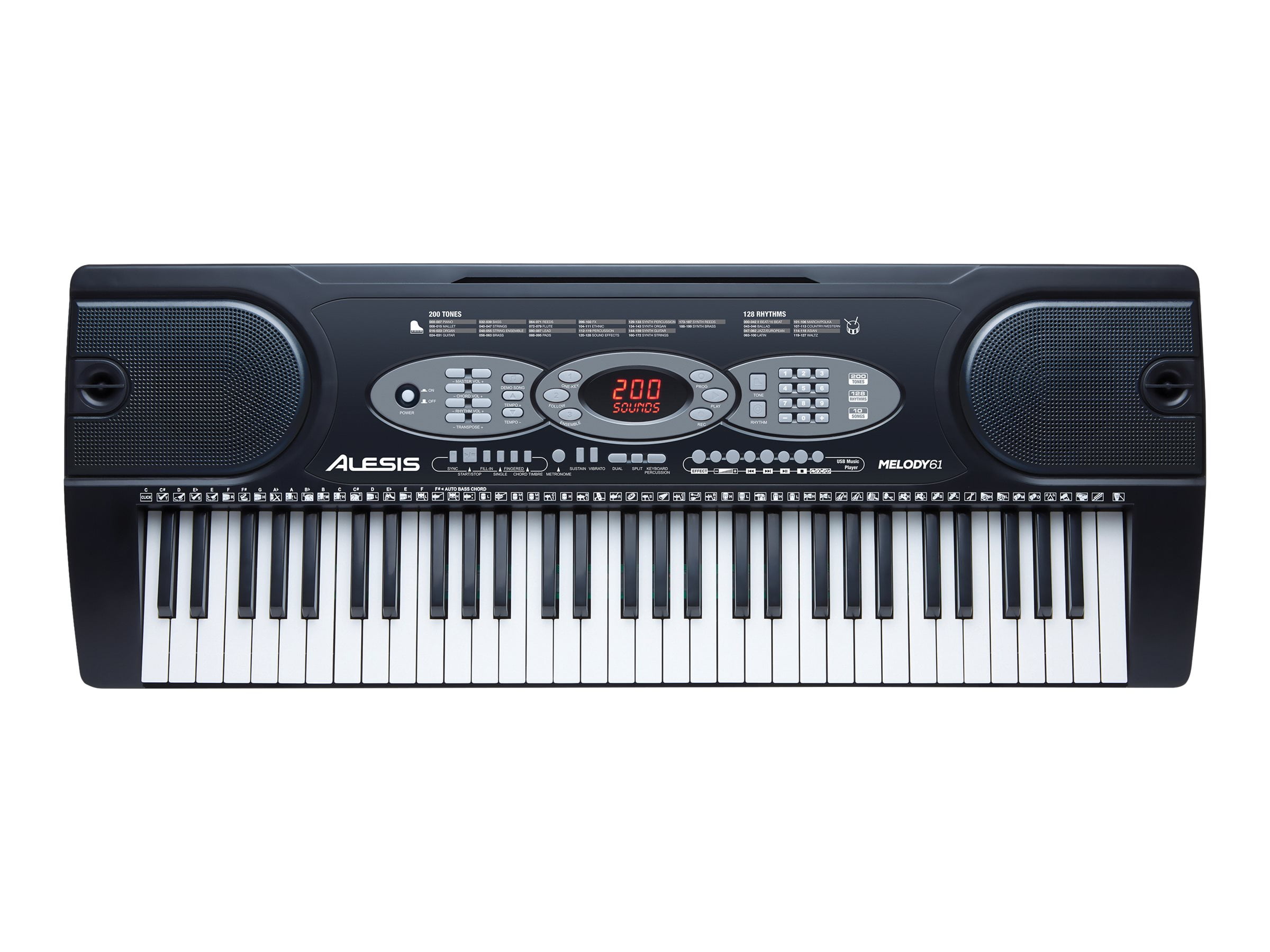 Alesis Melody 61| 61-Key Portable Keyboard with Stand, Bench