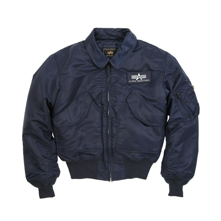 Alpha Industries Men's CWU 45/P Flight Jacket, Navy, XX-Large