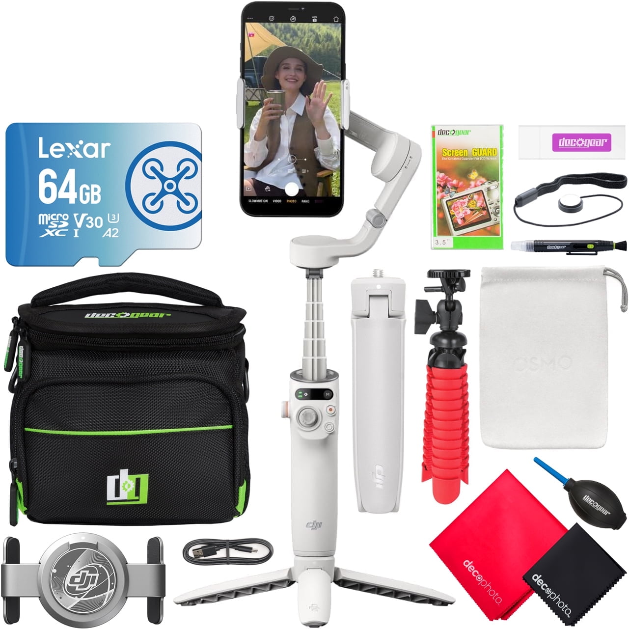 DJI Osmo Mobile 6 Gimbal Stabilizer for Smartphones Platinum Gray