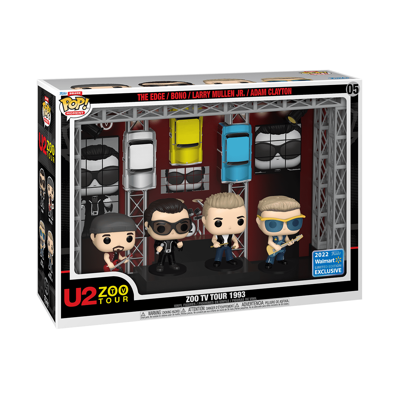 Funko Pop! Deluxe: U2's Zoo TV Tour Vinyl Figures, Walmart