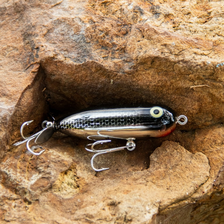 Heddon Baby Torpedo Topwater Black Shiner 2 1/2