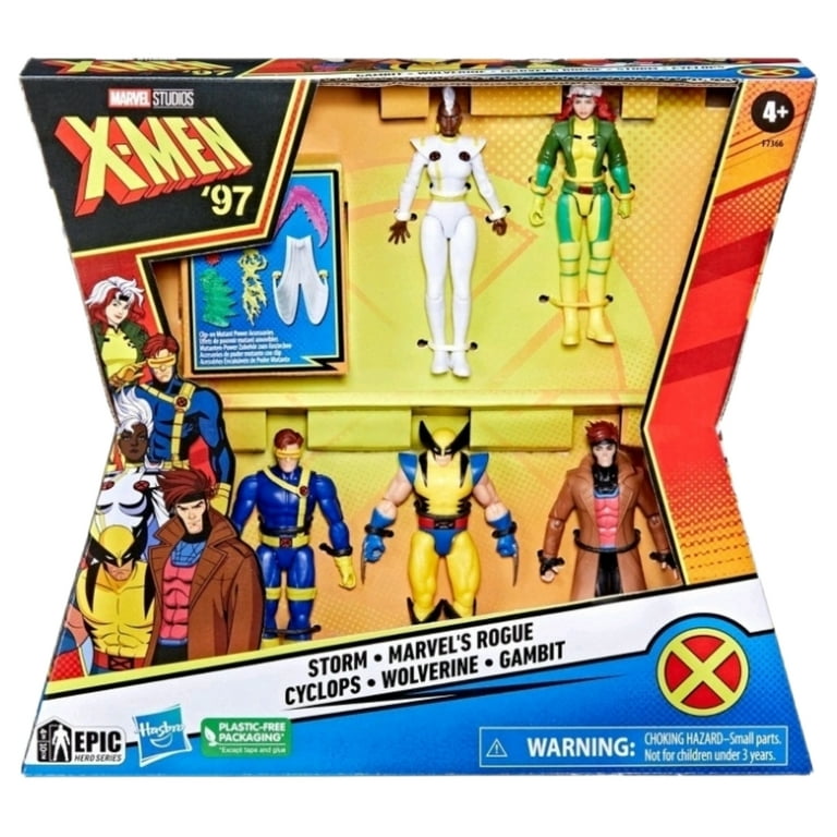 Hasbro Marvel X-Men 97 Action Figure 5-Pack, Includes Storm, Rogue