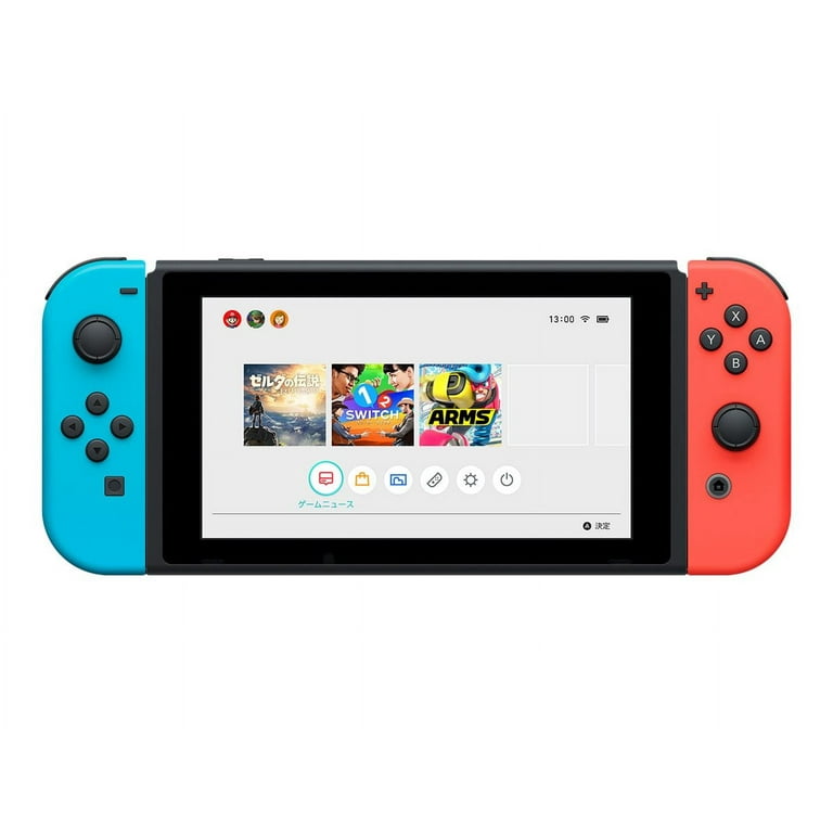 Nintendo Console with Neon Blue and Neon Red Joy-Con, Handheld
