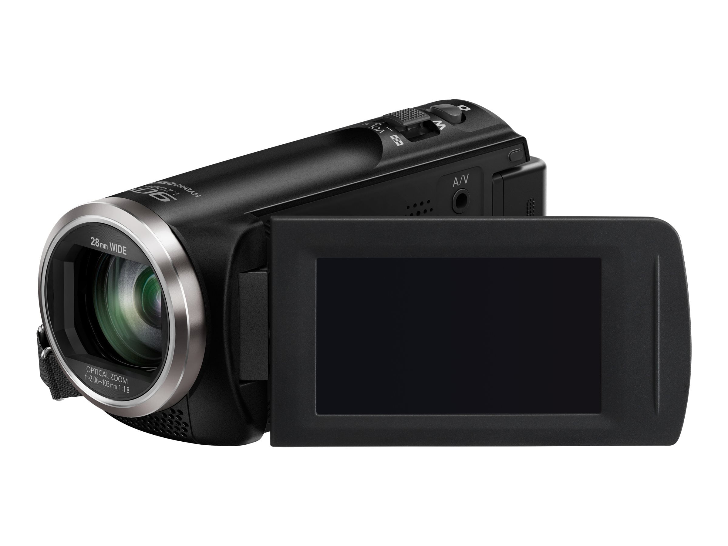 Panasonic HC-V180K Digital Video Camera - Full HD, 50x Optical