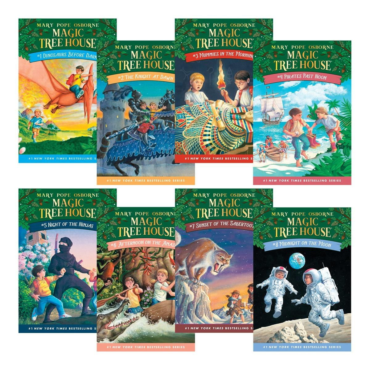 Magic Tree House Set: Includes Volumes 1-8, (Paperback) - Walmart.com