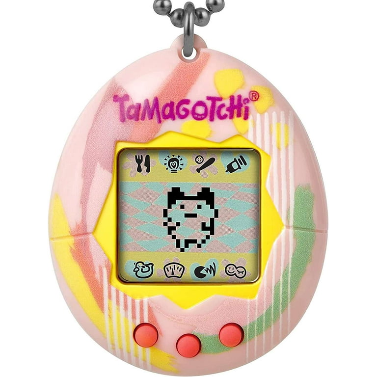 Bandai America Tamagotchi Gen 1, Pale Pink Art Style Virtual Pet