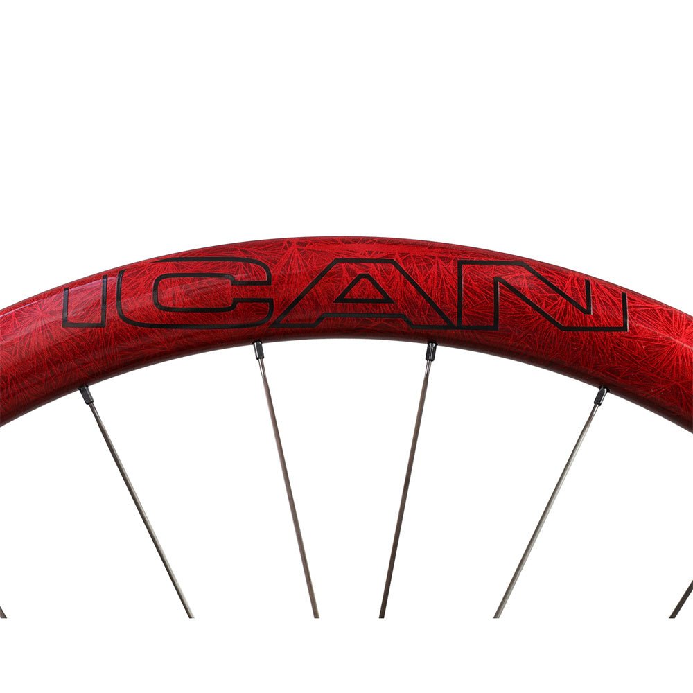 ICAN 「38Cカーボンホイール」 中古 クリアハゲあり ICAN 「38C