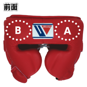 ウイニング・Winning ヘッドギア フェイスガードタイプ M・L FG-2900