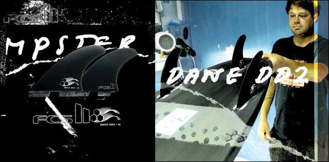 25 FCS2 フィン CI x Dane Reynolds DD2 Tri Fin Set PG ダンプスター