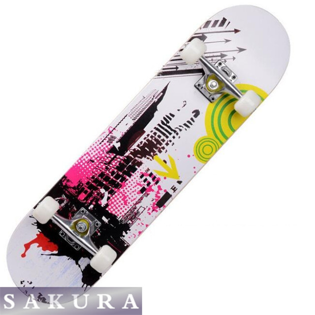 ☆プロテクター付き☆スケートボード 親子兼用 子供用 コンプリート