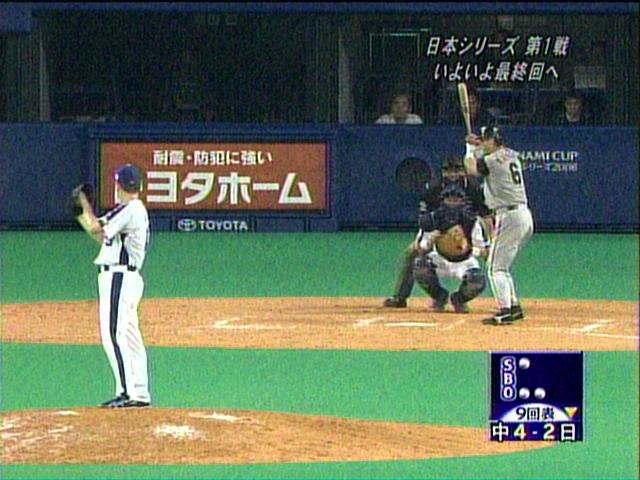 北海道日本ハムファイターズの監督ヒルマンが2006の日本シリーズゲーム