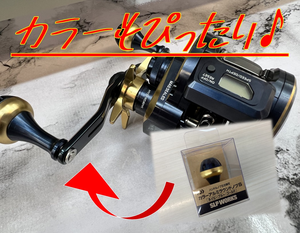 20ソルティガ14000XG＋SLPアルミラウンドノブ その1 20ソルティガ