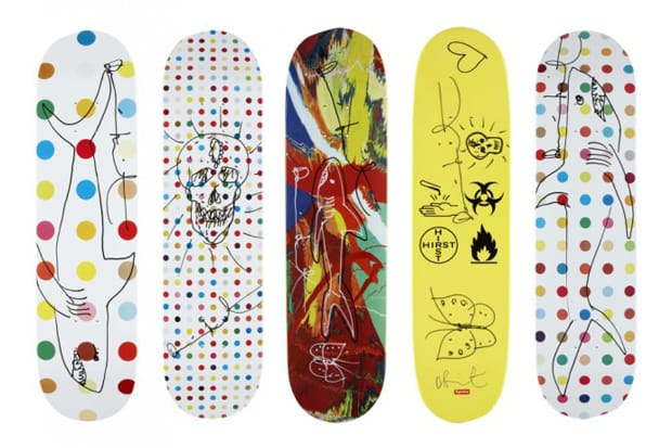 Damien Hirst x Supreme Signed Skate Decks | Hypebeast