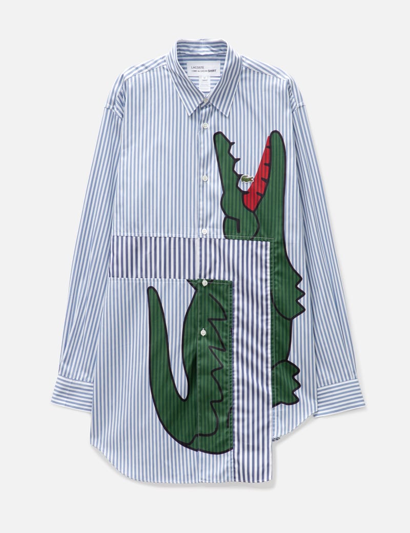 CDG SHIRT - Comme Des Garcons Shirt X Lacoste ストライプ シャツ | HBX