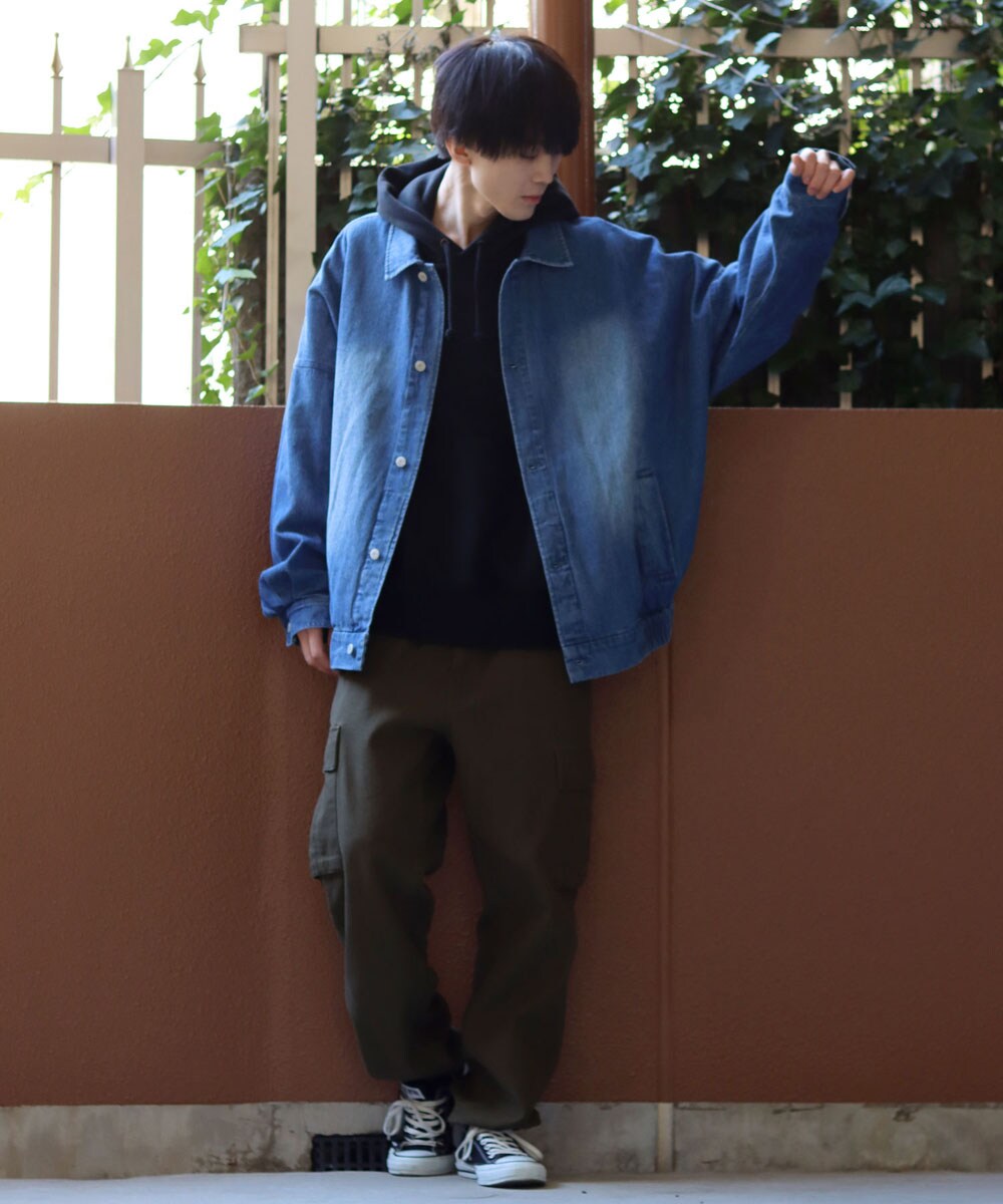 tamotty RLデニム前開きZIPジャケット L T.T / Denim Jacket Side