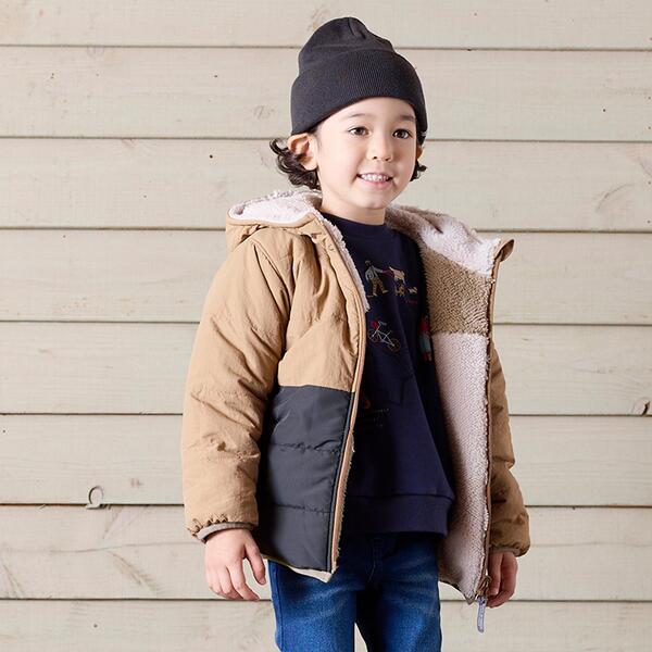 中綿ボアリバーシブルブルゾン | エフオーオンラインストア(F.O.Online