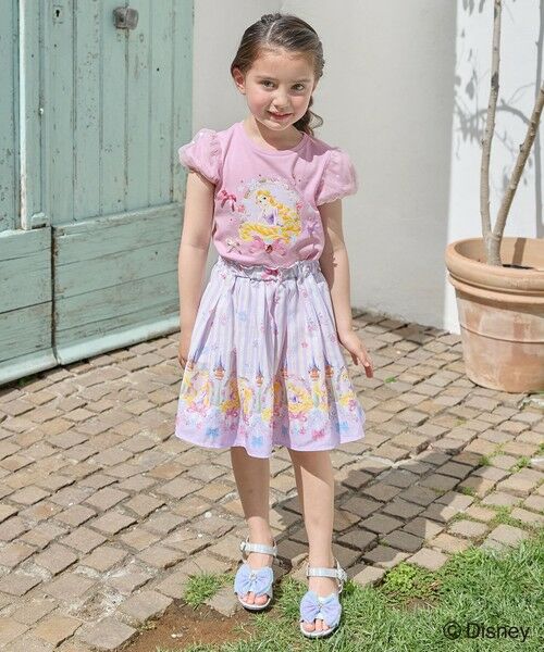 セール】 【ディズニープリンセス/フローズン】総柄 スカート （ミニ