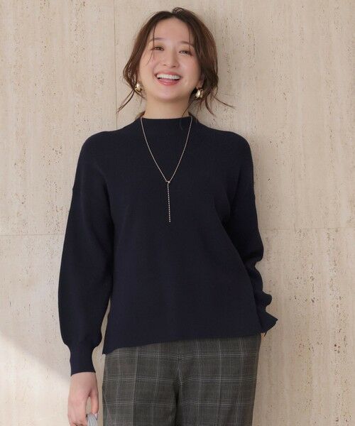 セール】 CICA加工 ビューティ畔ボトルネック ニット （ニット