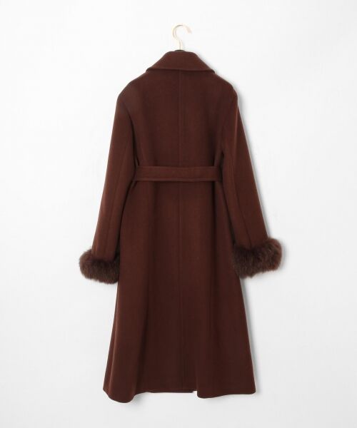 セール】 ファー付ウールガウンコート （その他アウター）｜GRACE
