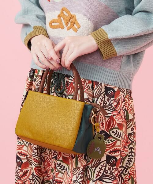 セール】 【2WAY】コップチャームマルチカラーショルダーバッグ