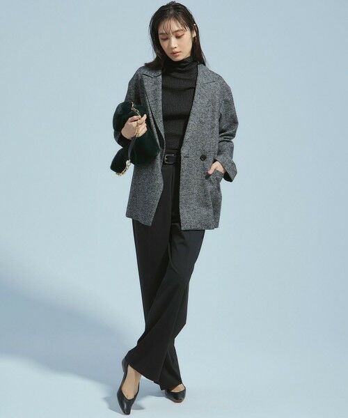 セール】 ヘリンボーンループツイード ジャケット （テーラード