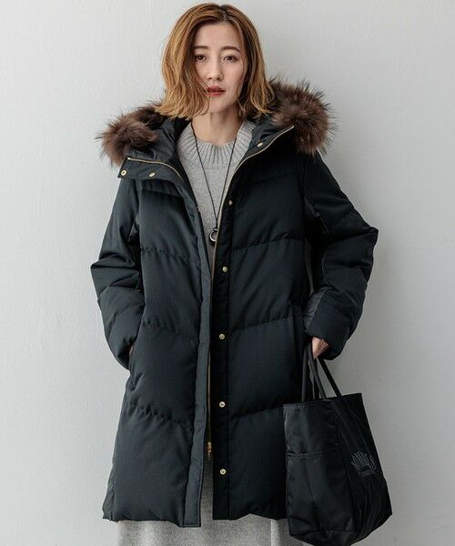 セール】 【撥水加工】TWツイル ロングダウンコート （ダウン