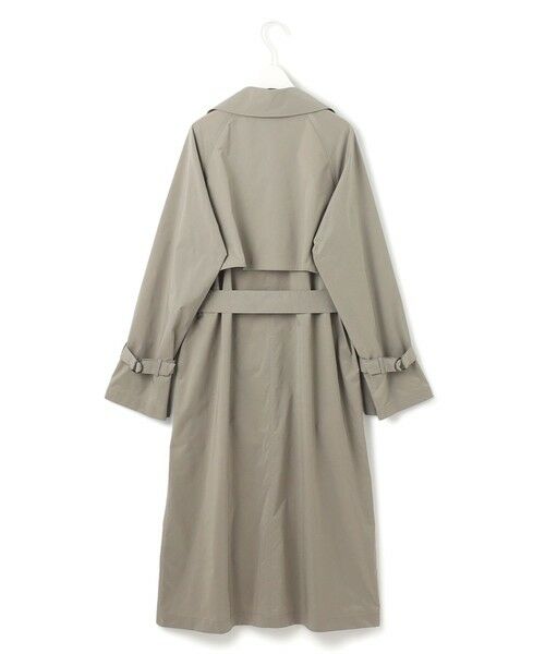 セール】 【撥水加工】メモリーストレッチタフタ トレンチコート