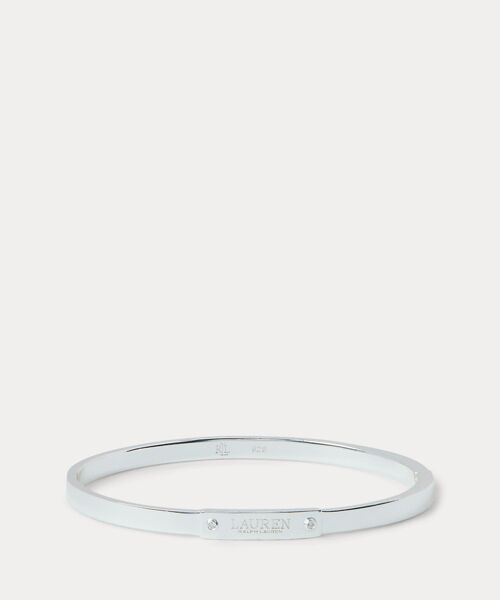 スターリング シルバー ロゴ ヒンジ バングル （ブレスレット