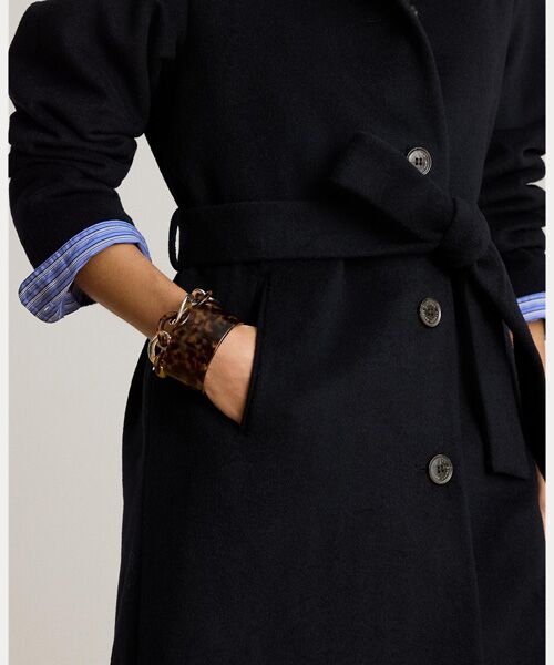 ベルテッド ウールブレンド コート （その他アウター）｜LAUREN RALPH