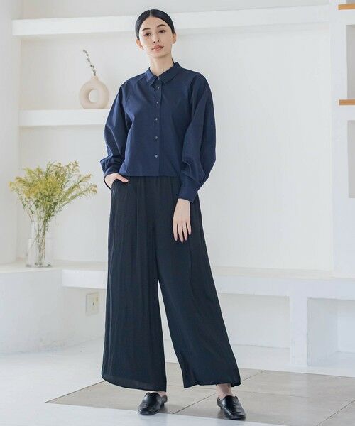 セール】 【カタログ掲載】スエードタッチサテンパンツ≪洗濯機で