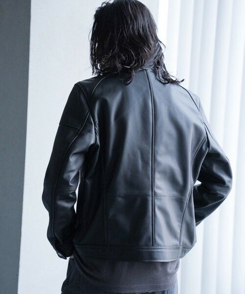 セール】 SHEEP LEATHER/シープレザー シングルライダースジャケット