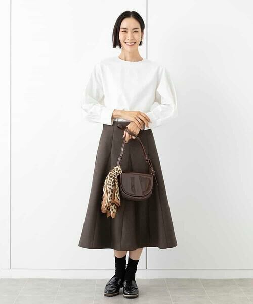 セール】 ボンディングフレアスカート(セットアップ対応/3サイズ展開