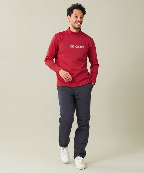 セール】 【MEN】ストレッチ裏フリース モックネック （スウェット