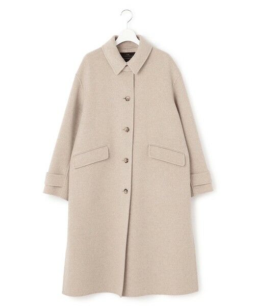 MANTECOPureリバー ロングコート （ステンカラーコート）｜23区