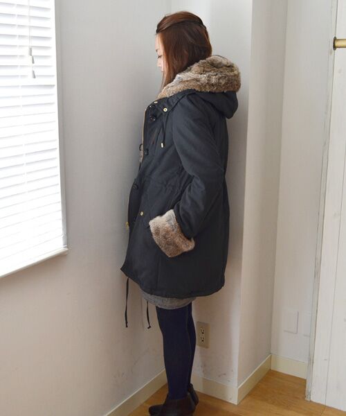 セール】 ラビットファー モッズコート◇☆ （ミリタリージャケット