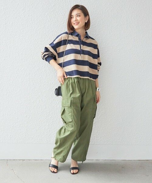 セール】 【SHIPS別注】SPORT CLAD:〈洗濯機可能〉ボーダー ショート