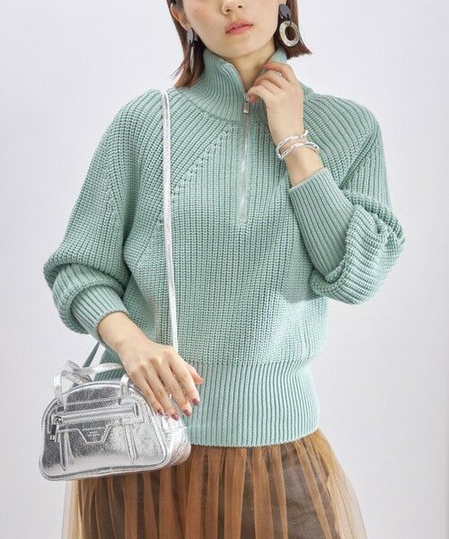 セール】 【SHIPS別注】BATONER:ハーフ ジップ ニット◇ （ニット